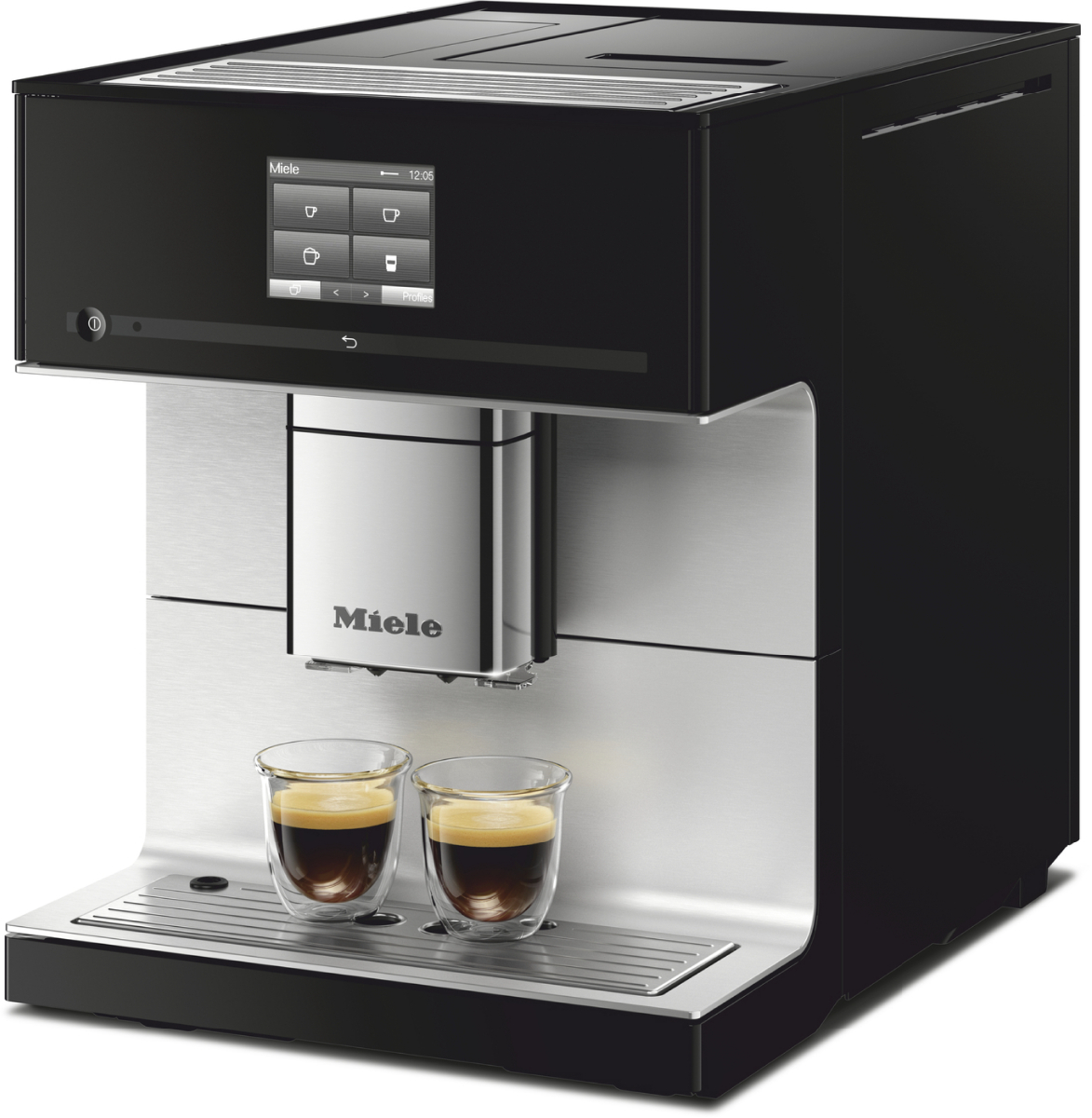 Wolnostojący ekspres do kawy Z funkcją OneTouch for Two CM 7350 CoffeePassion ObsidianBlack Miele - obrazek 4
