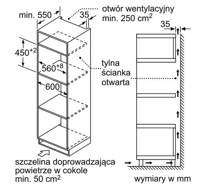 KUCHENKA MIKROFALOWA DO ZABUDOWY CMA585MB0 - obrazek 2
