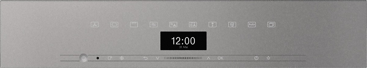 Piekarnik do zabudowy z kuchnią mikrofalową H 7440 BM GraphitGrey Miele - obrazek 3