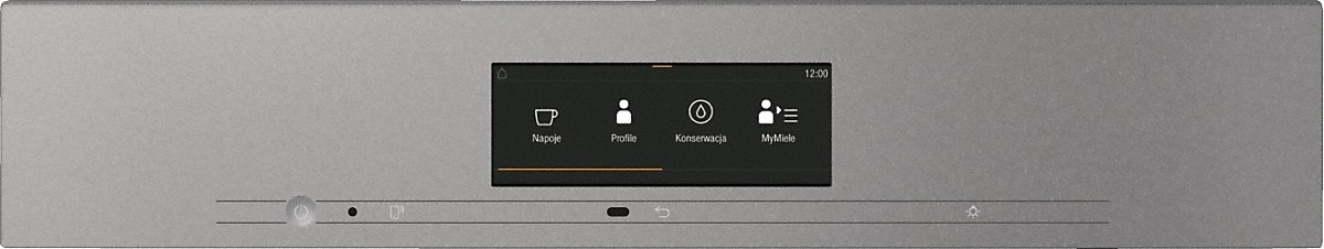Ekspres do kawy do zabudowy z DirectWater CVA 7845 GraphitGrey Miele - obrazek 3