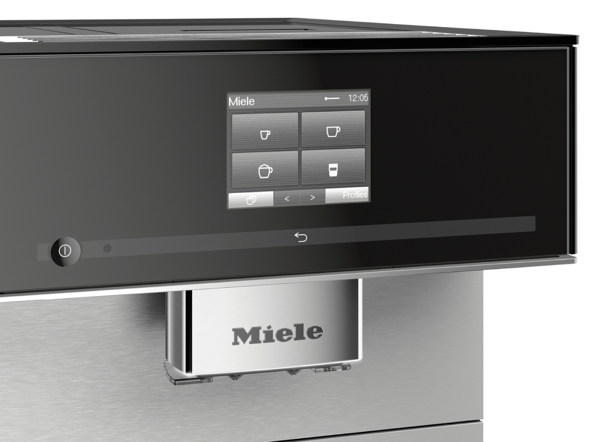 Wolnostojący ekspres do kawy Z funkcją OneTouch for Two CM 7350 CoffeePassion ObsidianBlack Miele - obrazek 2