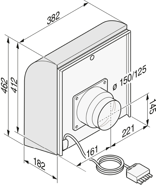 Zewnętrzna dmuchawa AWG 102 Miele - obrazek 2