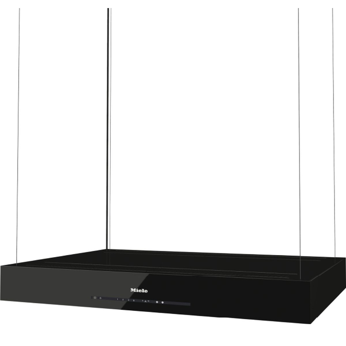 Wyciąg wyspowy DA 6708 D Aura Ed. 6000 ObsidianBlack Miele