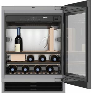 Chłodziarka na wino do zabudowy z Push2open i SommelierSet KWT 6312 UGS Miele