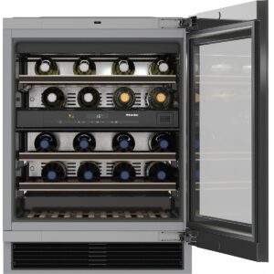 Chłodziarka na wino do zabudowy z FlexiFrame i Push2open KWT 6322 UG Miele