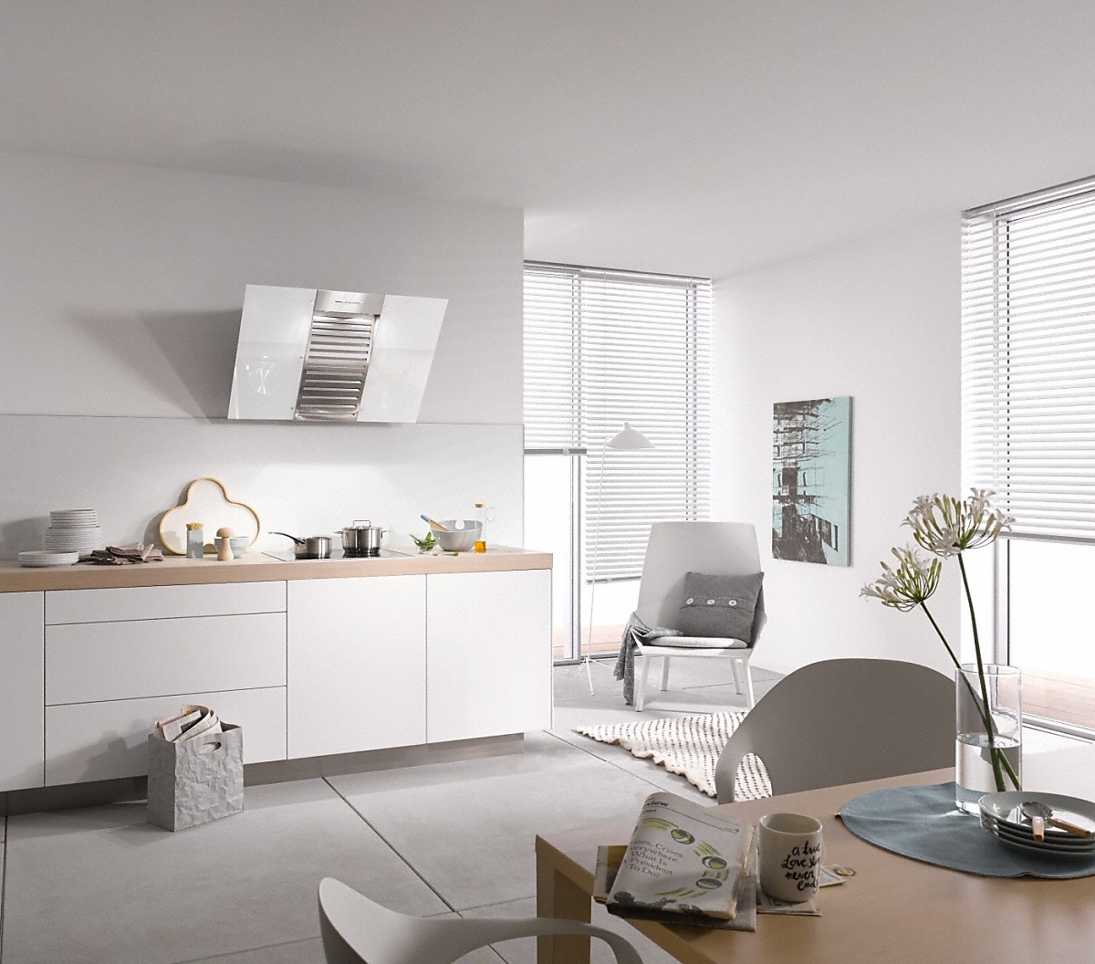 Wyciąg przyścienny DA 6096 W White Wing Miele - obrazek 2