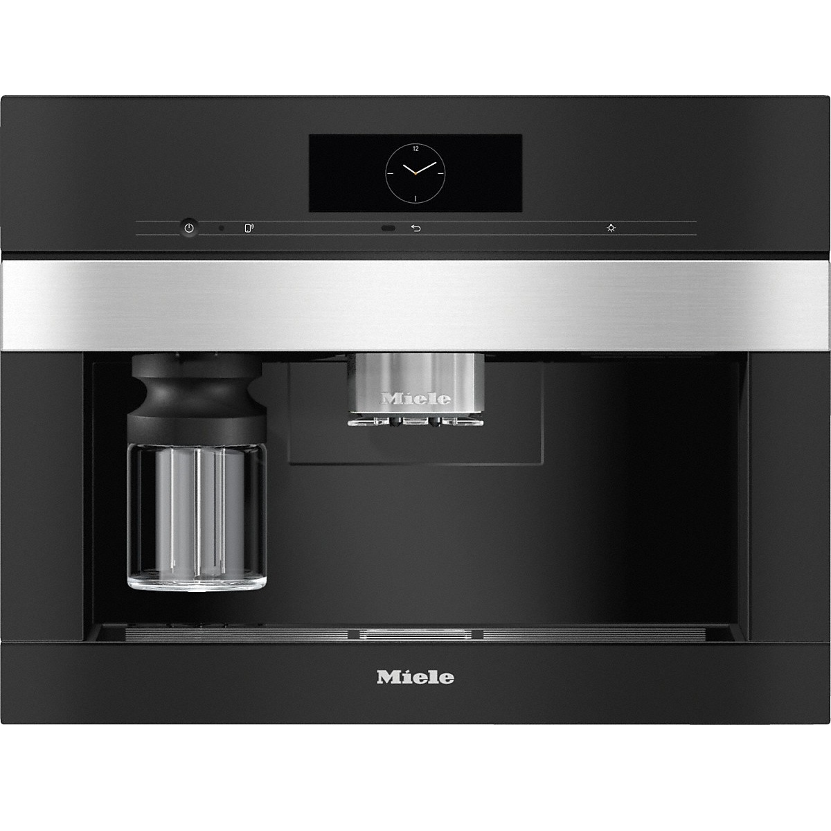 Ekspres do kawy do zabudowy z DirectWater CVA 7845 Cleansteel Miele