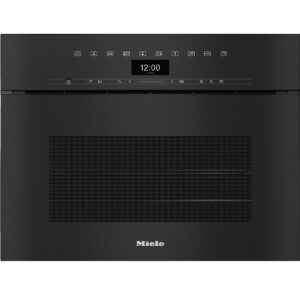 Kompaktowy piekarnik parowy bezuchwytowy DGC 7445 HCX Pro ObsidianBlack Miele