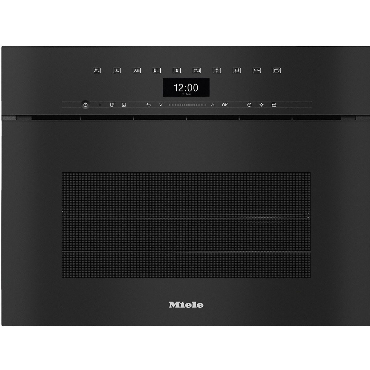 Kompaktowy piekarnik parowy bezuchwytowy DGC 7440 HCX Pro ObsidianBlack Miele