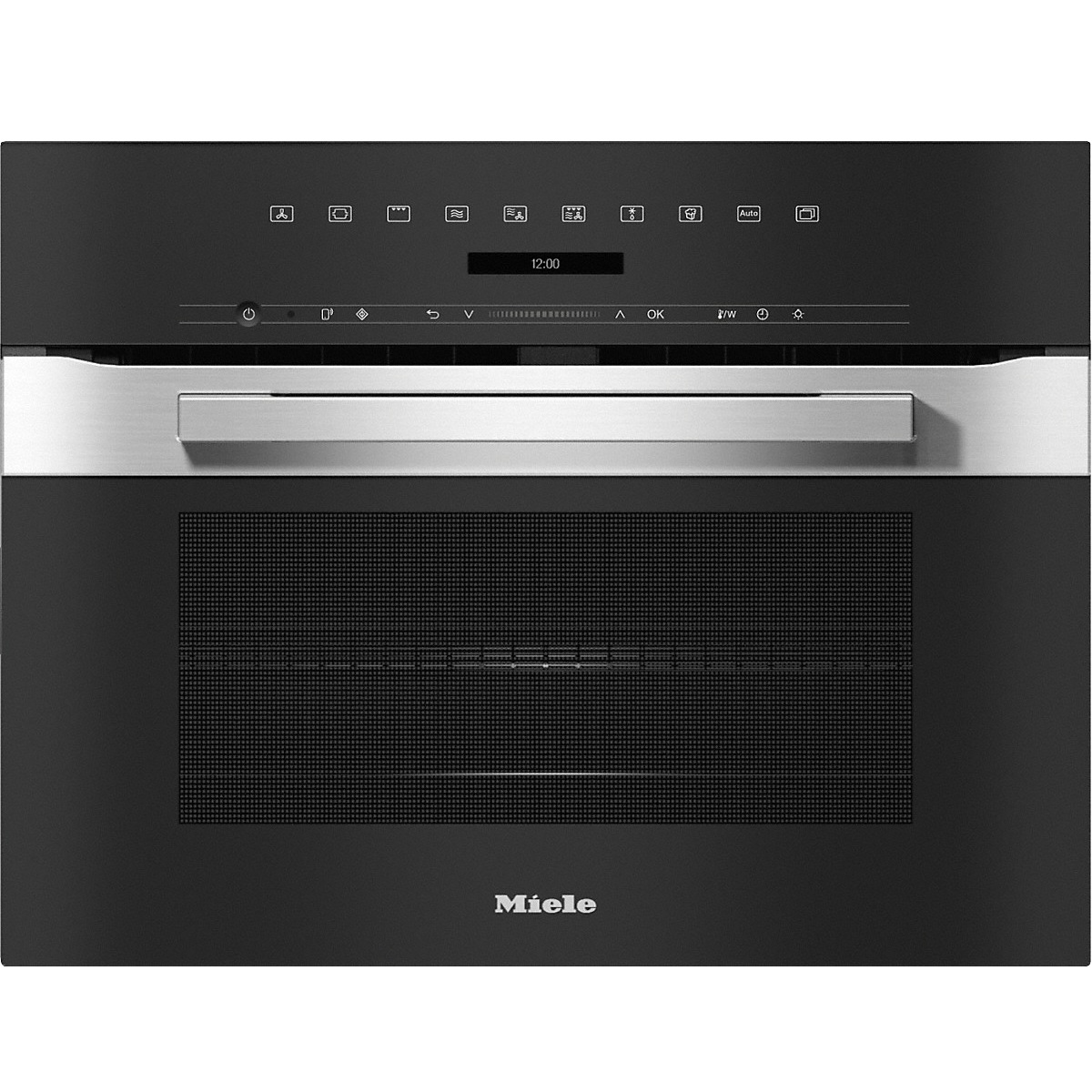 Piekarnik do zabudowy z kuchnią mikrofalową H 7240 BM CleanSteel Miele