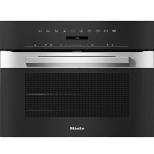 Piekarnik do zabudowy kompaktowy z pyrolizą i Wi-Fi H 7244 BP CleanSteel Miele