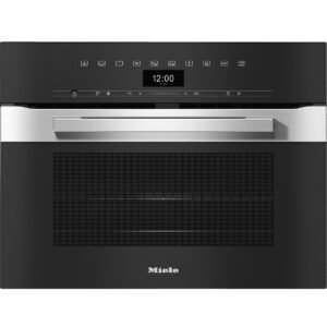 Piekarnik do zabudowy z kuchnią mikrofalową H 7440 BM CleanSteel Miele