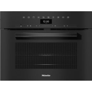 Piekarnik do zabudowy z kuchnią mikrofalową H 7440 BM ObsidianBlack Miele