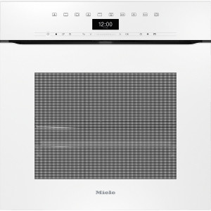 Piekarnik do zabudowy z pyrolizą bezuchwytowy H 7464 BPX BrilantWhite Miele