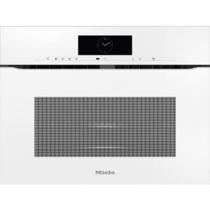 Piekarnik do zabudowy bezuchwytowy z kuchnią mikrofalową H 7840 BMX BrilantWhite Miele