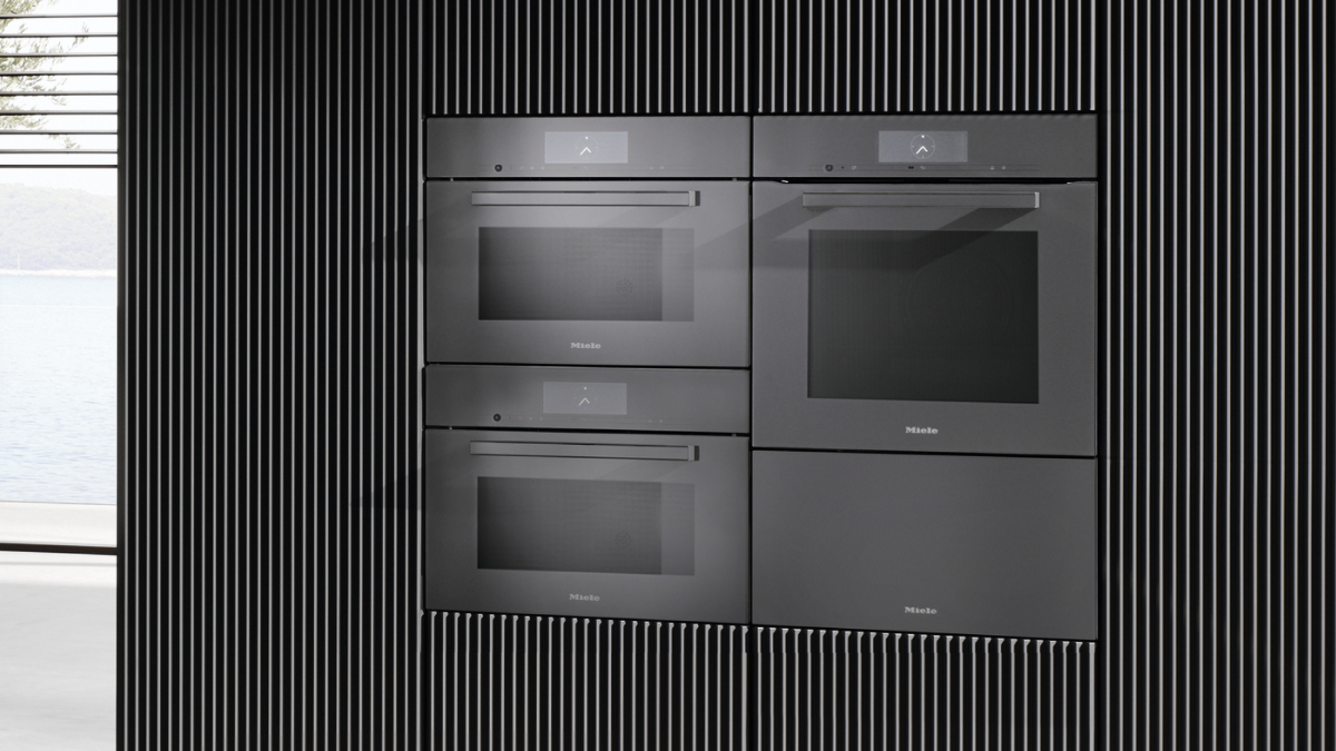 Bezuchwytowa szuflada do podgrzewania Gourmet 32 cm ESW 7030 GraphitGrey Miele - obrazek 3