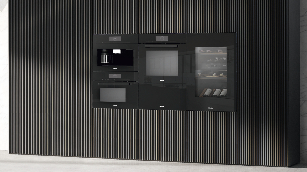 Bezuchwytowa szuflada do podgrzewania Gourmet 32 cm ESW 7030 ObsidianBlack Miele - obrazek 3