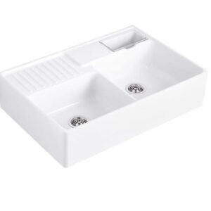 Zlewozmywak ceramiczny dwukomorowy 6323 91 R