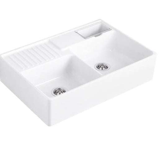 Zlewozmywak ceramiczny dwukomorowy 6323 91 R