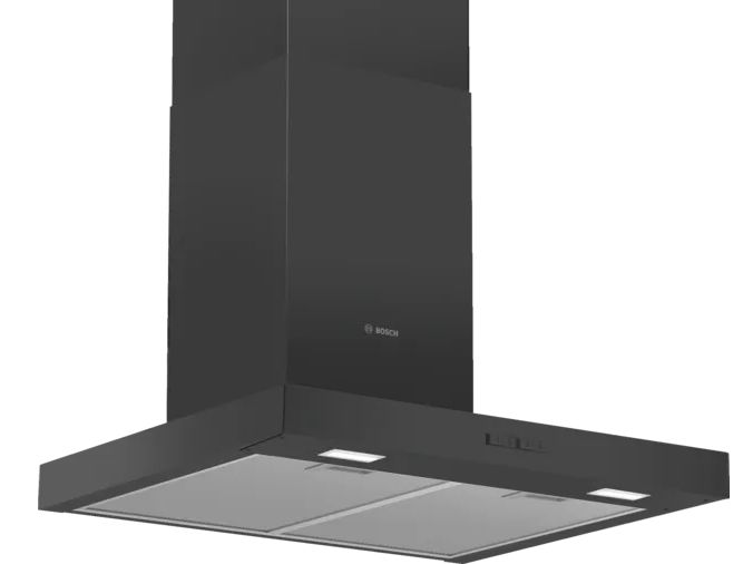 Okap naścienny czarny DWB66BC60 Bosch Serie 2