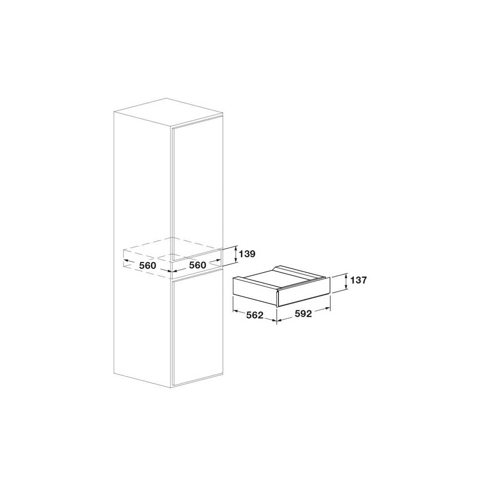 Szuflady grzewcze FUWD 150 MBK Cluster Concept - obrazek 3