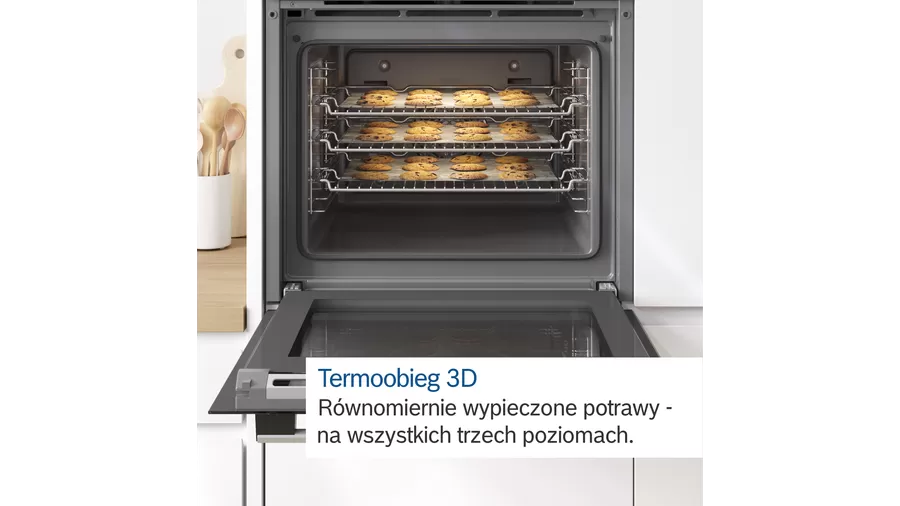 Piekarnik do zabudowy z funkcją pary HRG5180S0 Bosch Serie 6 - obrazek 6