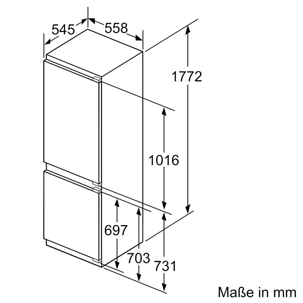 CHŁODZIARKO-ZAMRAŻARKA, ZAMRAŻARKA NA DOLE iQ500 177CM KI86SHDD0 - obrazek 2