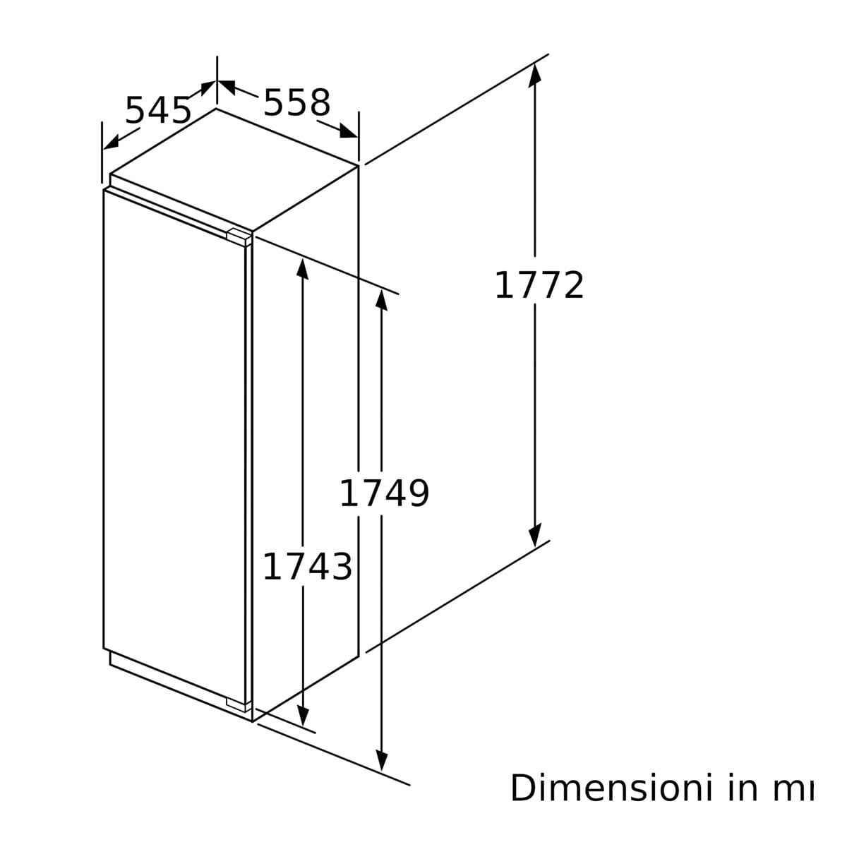 CHŁODZIARKA Z GÓRNYM ZAMRAŻALNIKIEM SERIE 6 177 CM KIL82AFF0 - obrazek 3
