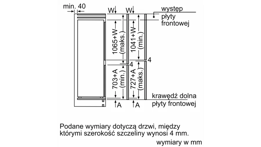 Chłodziarko-zamrażarka z dolną zamrażarką KIN86ADD0 Bosch Serie 6 do zabudowy - obrazek 9