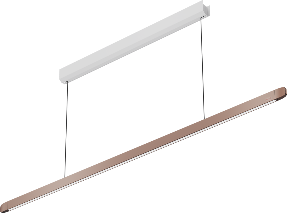 Lampa wisząca BORA Horizon fix LHFRG – różowe złoto