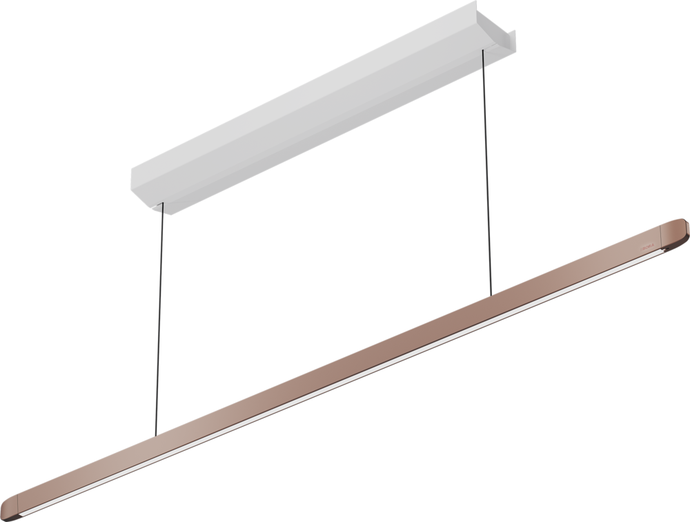 Lampa wisząca BORA Horizon move LHMRG – różowe złoto