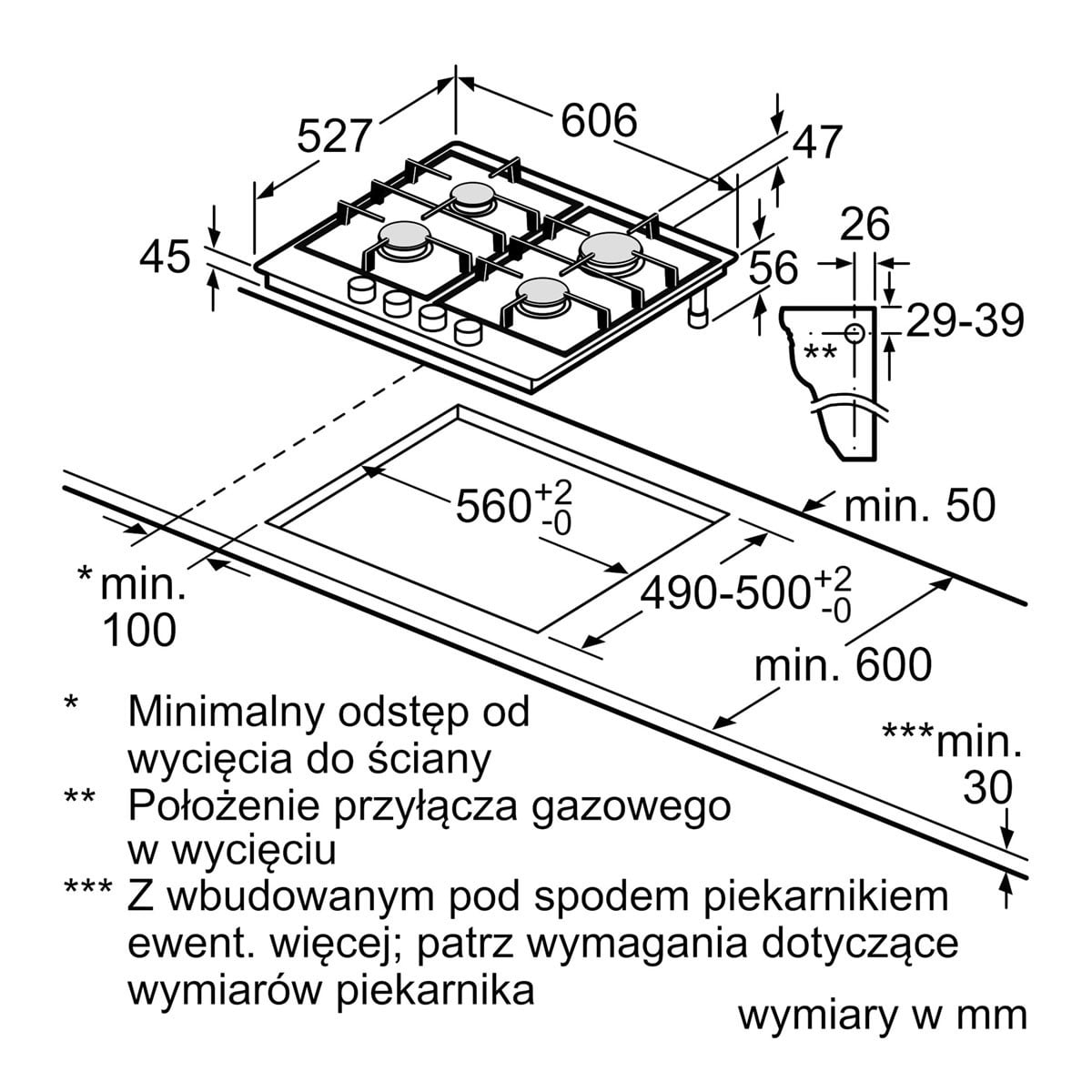 PŁYTA GAZOWA SERIE 8 PRP6A6D70 - obrazek 3