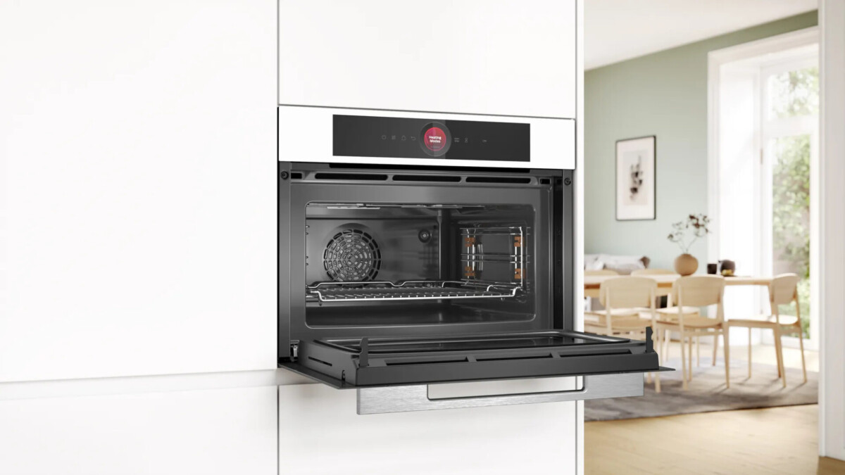 Piekarnik kompaktowy z mikrofalą do zabudowy CMG7241W1 Bosch Serie 8 - obrazek 4