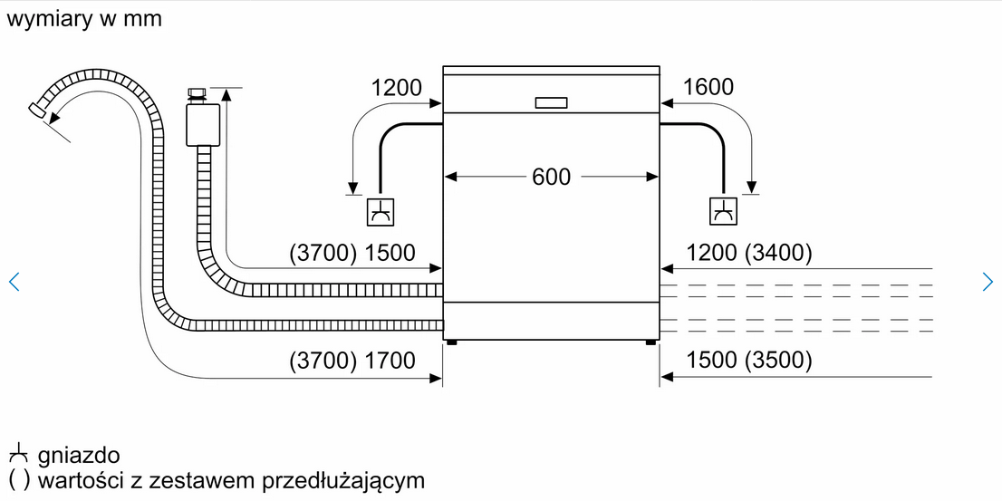 Zmywarka wolnostojąca 60cm SMS8YCI03E Bosch - obrazek 2