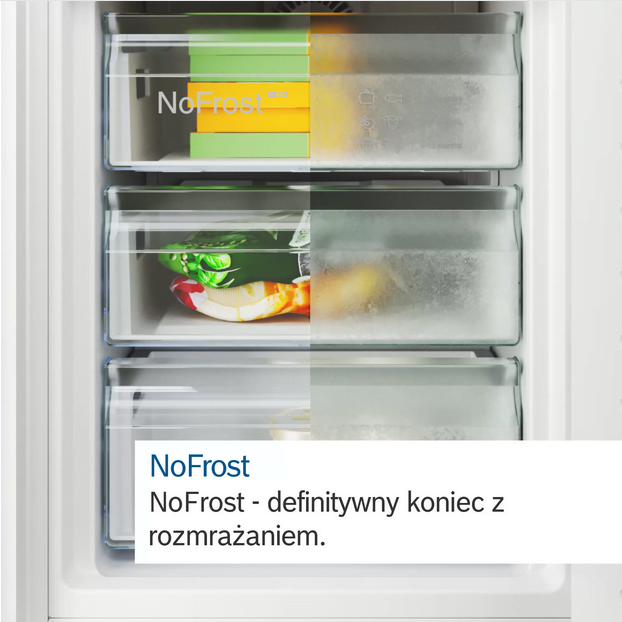 Chłodziarko zamrażalka wolnostojąca 203x60cm KGN39AIBT Bosch - obrazek 3