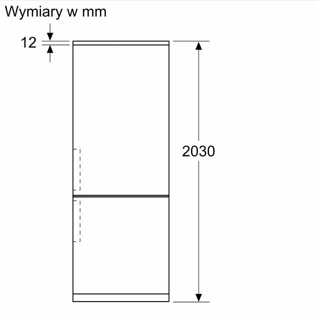 Chłodziarko zamrażalka wolnostojąca 203x60cm KGN39AIBT Bosch - obrazek 2