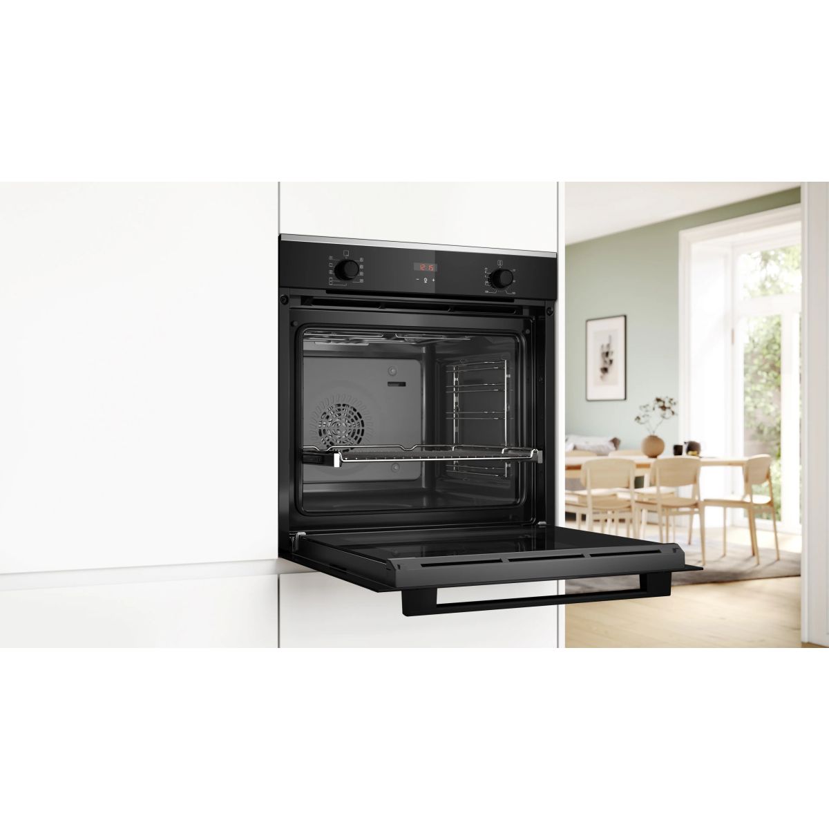 Piekarnik Bosch HBA234EB3 do zabudowy Serie 4 60 x 60 cm Czarny - obrazek 4