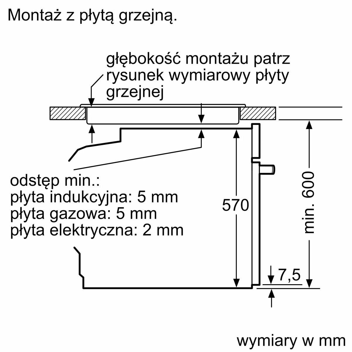 Piekarnik Bosch HRG212BB3 z funkcją pary Serie 4 do zabudowy 60 x 60 cm - obrazek 6