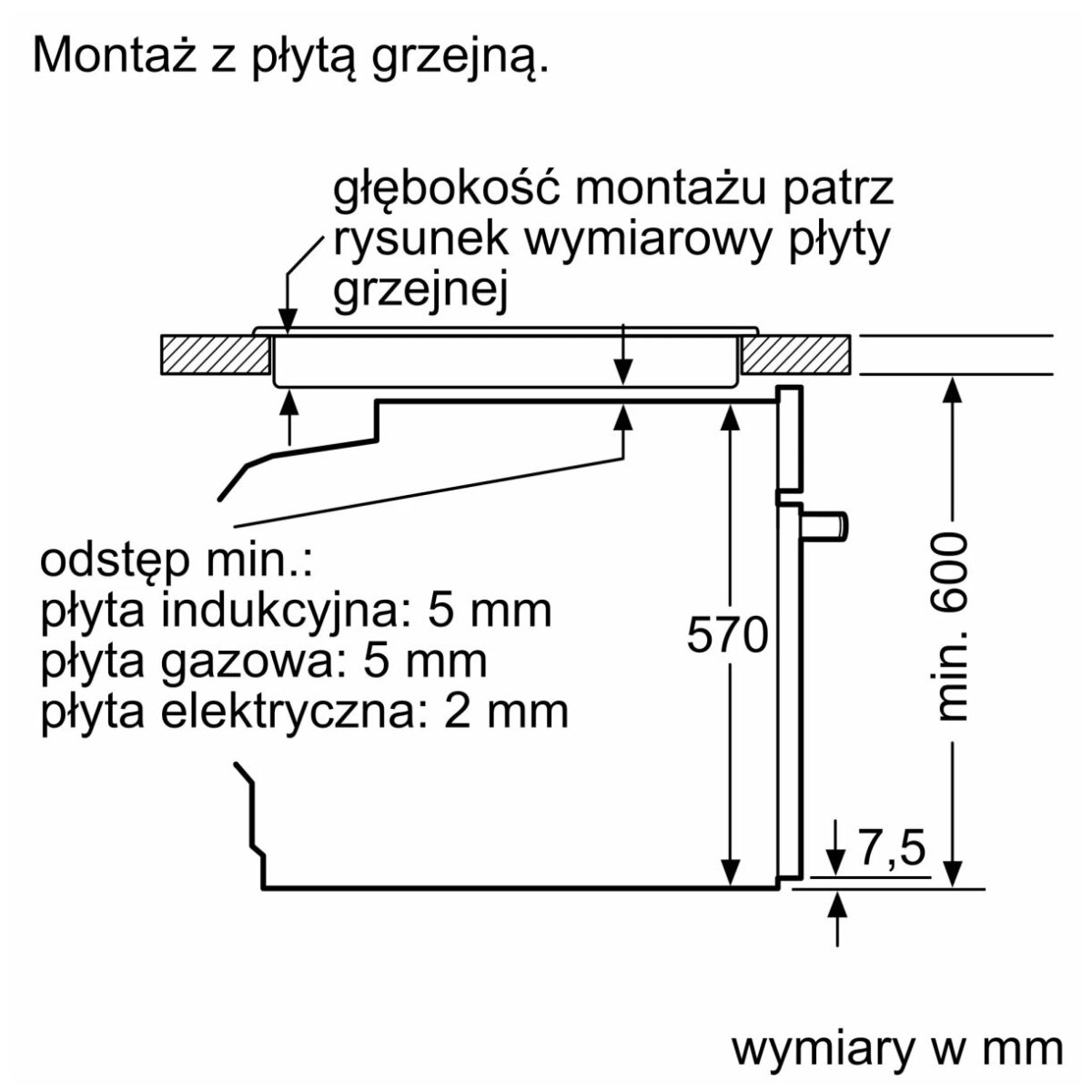 Piekarnik Bosch HRG532BB3 z funkcją pary Serie 4 do zabudowy 60 x 60 cm - obrazek 7