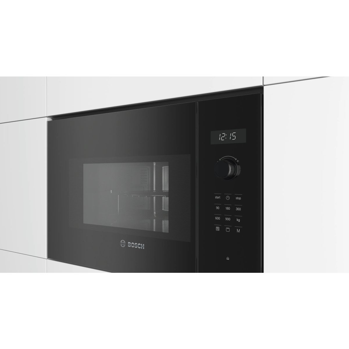 Kuchenka mikrofalowa Bosch BEL554MB0 do zabudowy Serie 6 59 x 38 cm Czarny - obrazek 2