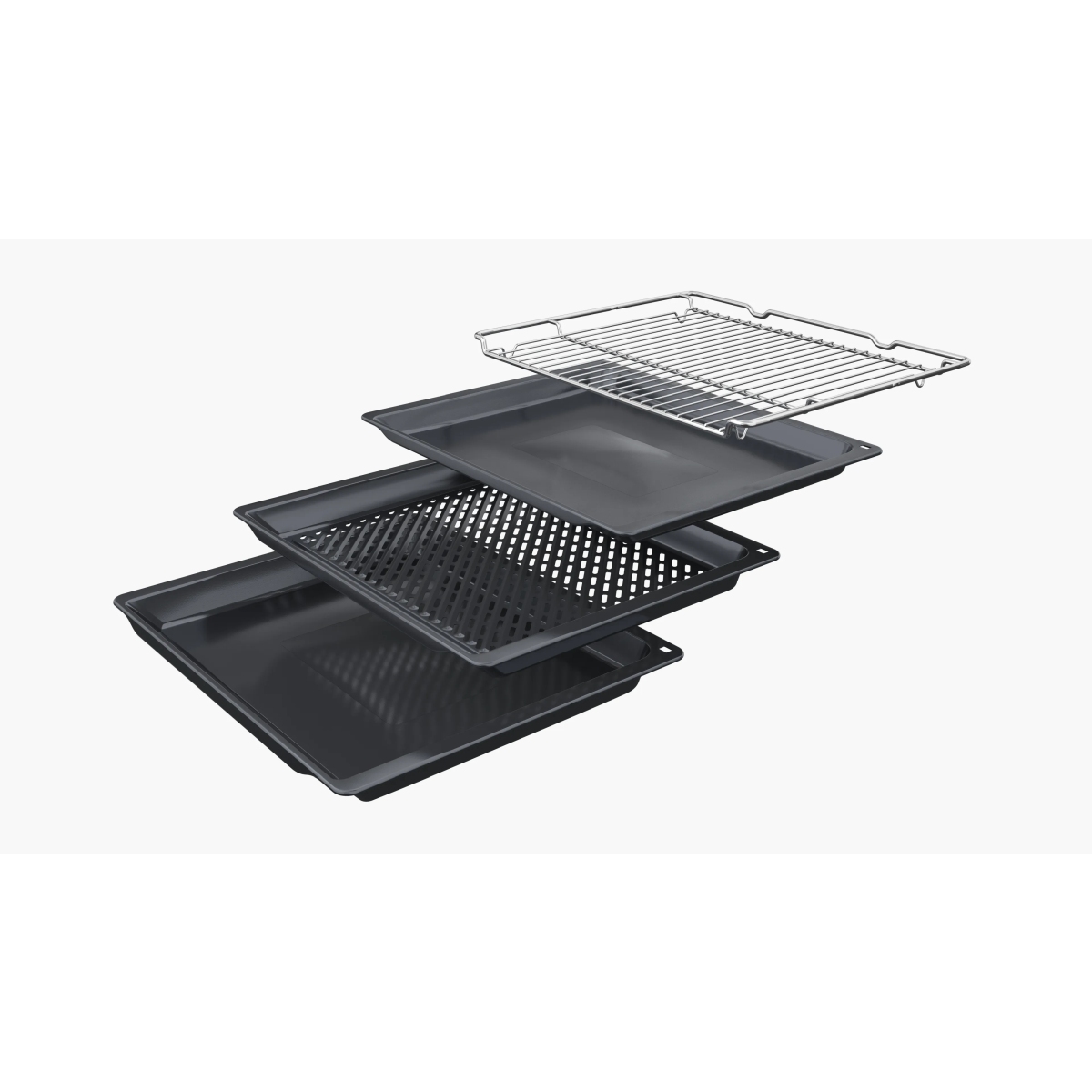 Piekarnik do zabudowy Bosch HBG278EB3 60 x 60 cm Czarny Serie 6 - obrazek 4