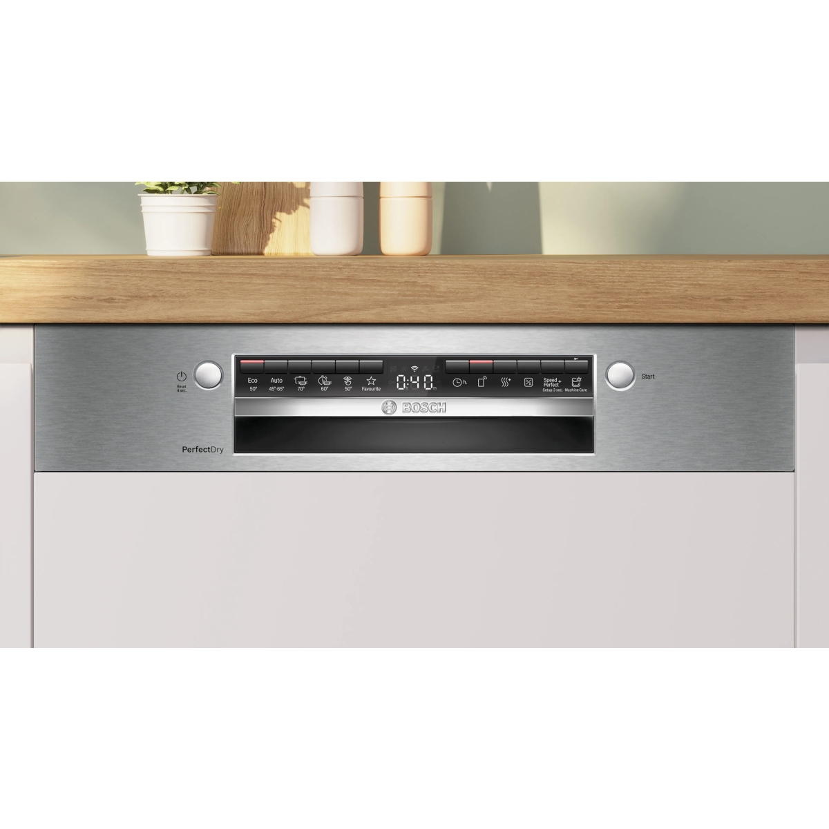 Zmywarka do zabudowy z panelem SMI6YCS02E Bosch 60 cm Stal szczotkowana Serie 6 - obrazek 3