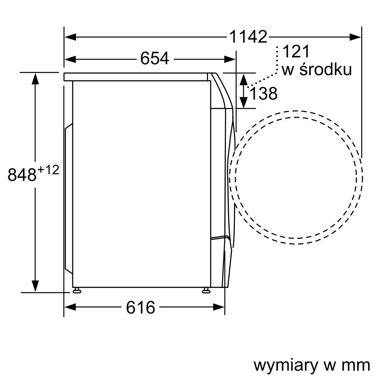 Pralko-suszarka Bosch WNC254ARPL Serie 8 - obrazek 6