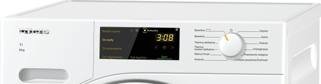 Suszarka z pompą ciepła T1 TWC220WP 8kg Miele - obrazek 2
