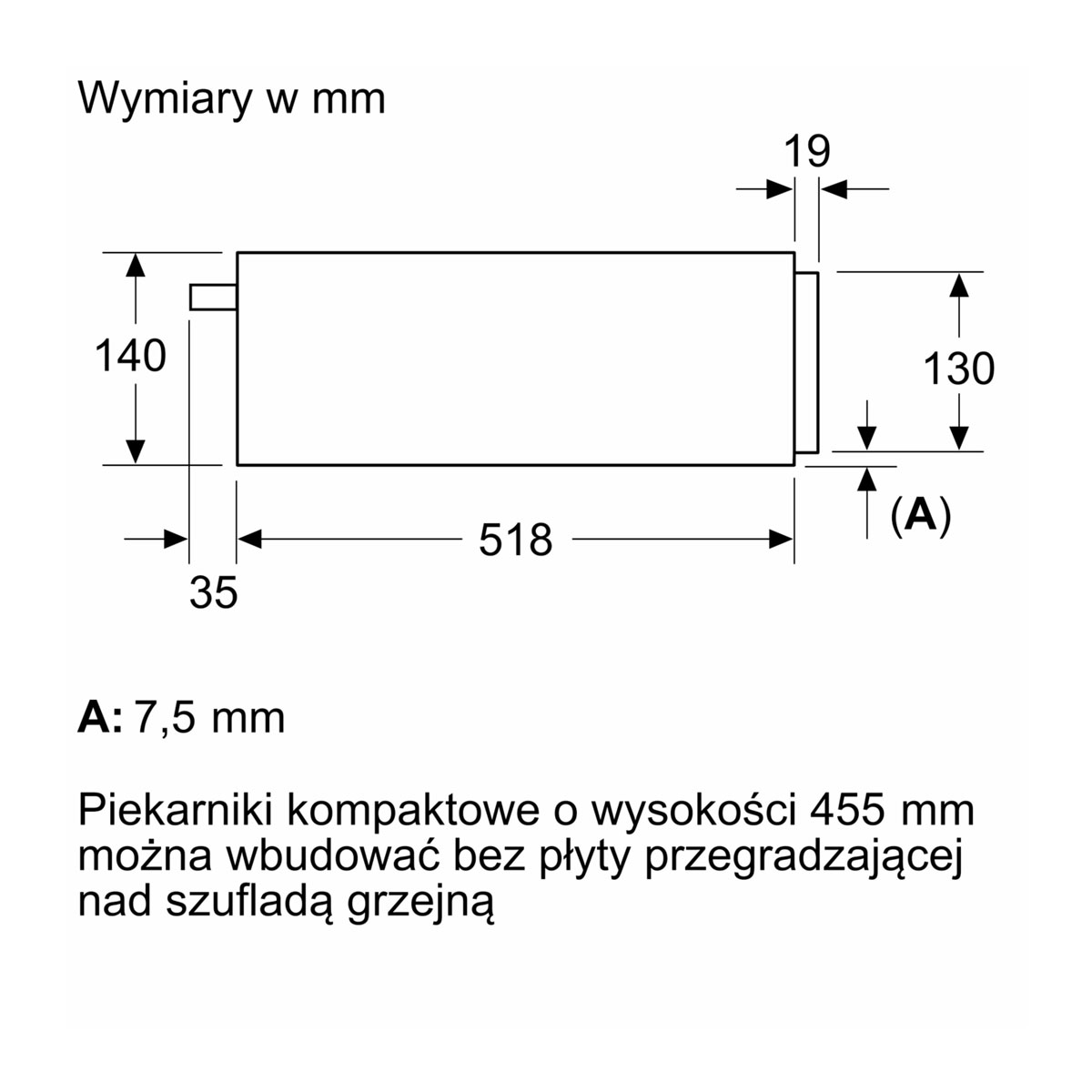 Szuflada do podgrzewania naczyń Bosch BIC7101B1 Serie 8 do zabudowy - obrazek 5