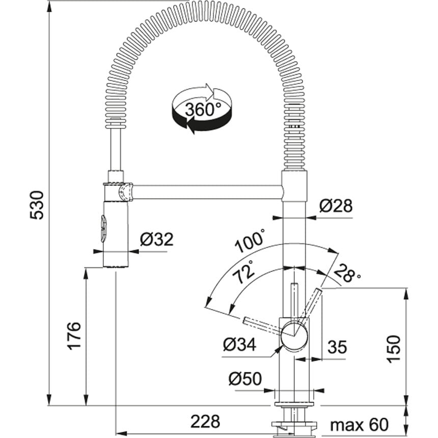 BATERIA KUCHENNA FLEXUS S SEMI-PRO - obrazek 2