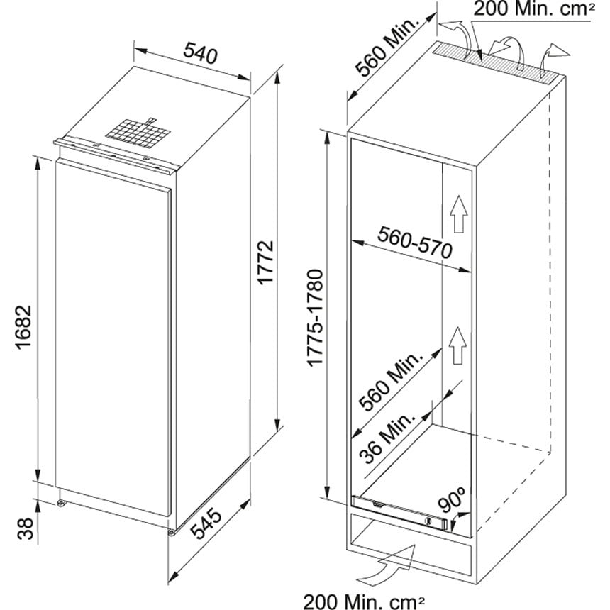 CHŁODZIARKA FSDF 330 NR ENF V A+ - obrazek 2
