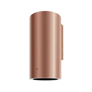 OKAP PRZYŚCIENNY TUBUS ROSE GOLD STEEL ⌀ 38 CIARKO CDP3801RS