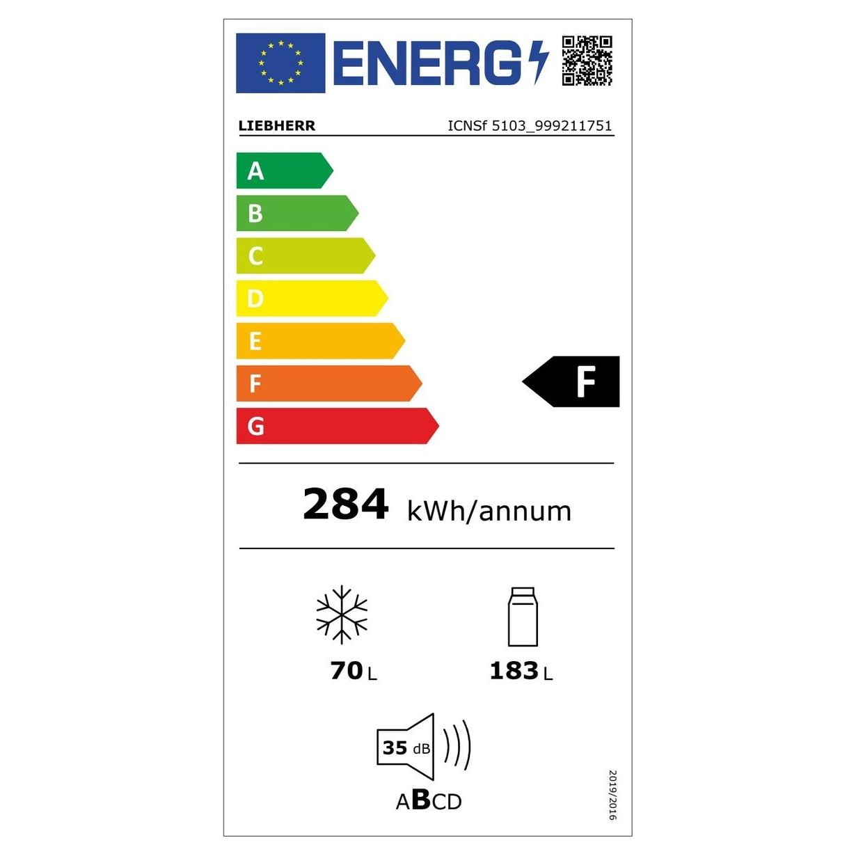 Zintegrowana Lodówka ICNSf 5103 Pure NoFrost z systemem EasyFresh - obrazek 4