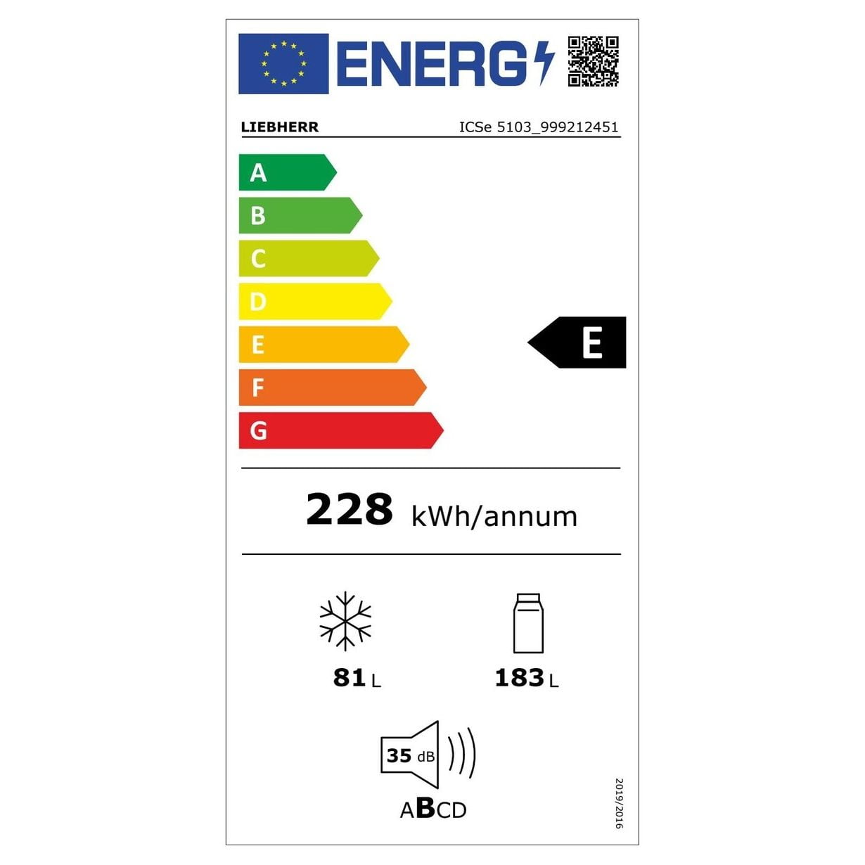 Zintegrowana Lodówka ICSe 5103 Pure SmartFrost z systemem EasyFresh - obrazek 2